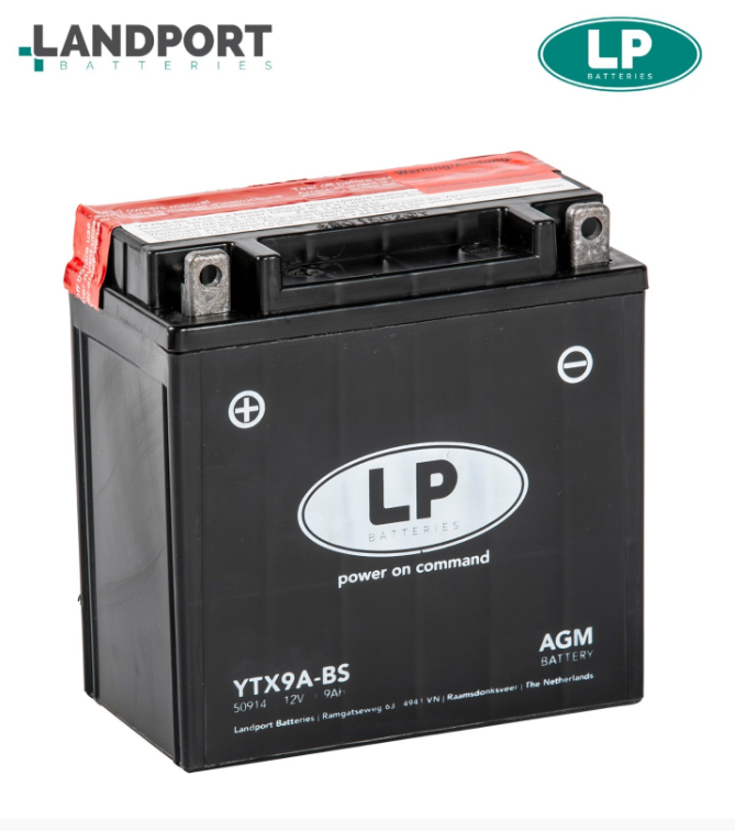 APRILIA RS 125 2006-2011 LANDPORT AGM AKÜ YTX9A-BS