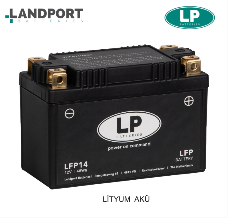BMW R 1200 GS 2004-2018 LANDPORT LİTYUM AKÜ LFP14
