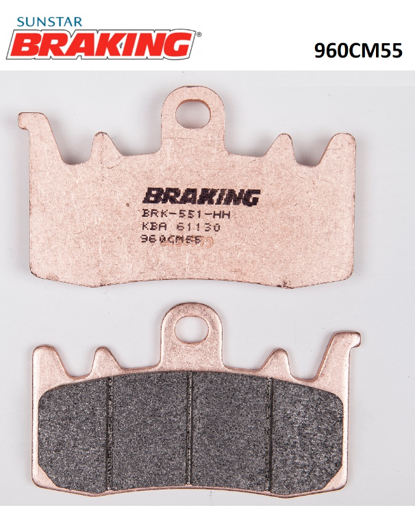 BMW R 1200 GS 2013-2018 BRAKING SİNTERLİ ÖN FREN BALATASI 960CM55