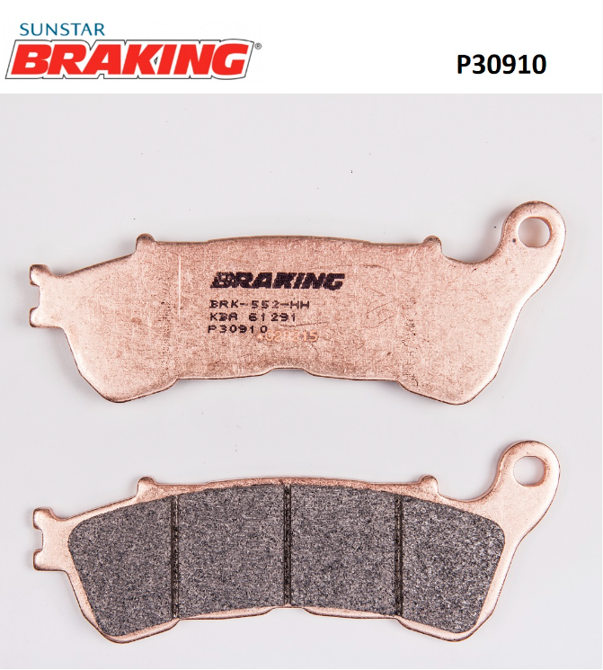 HONDA CBF 1000 2006-2013 BRAKING SİNTERLİ FREN BALATASI P30910