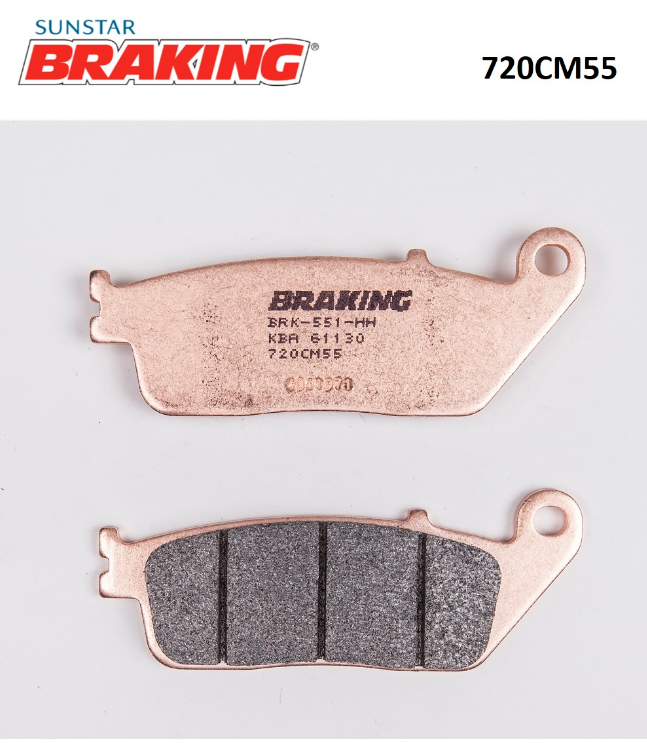 HONDA FORZA 250 2018-2021 BRAKING SİNTERLİ ÖN FREN BALATASI 720CM55