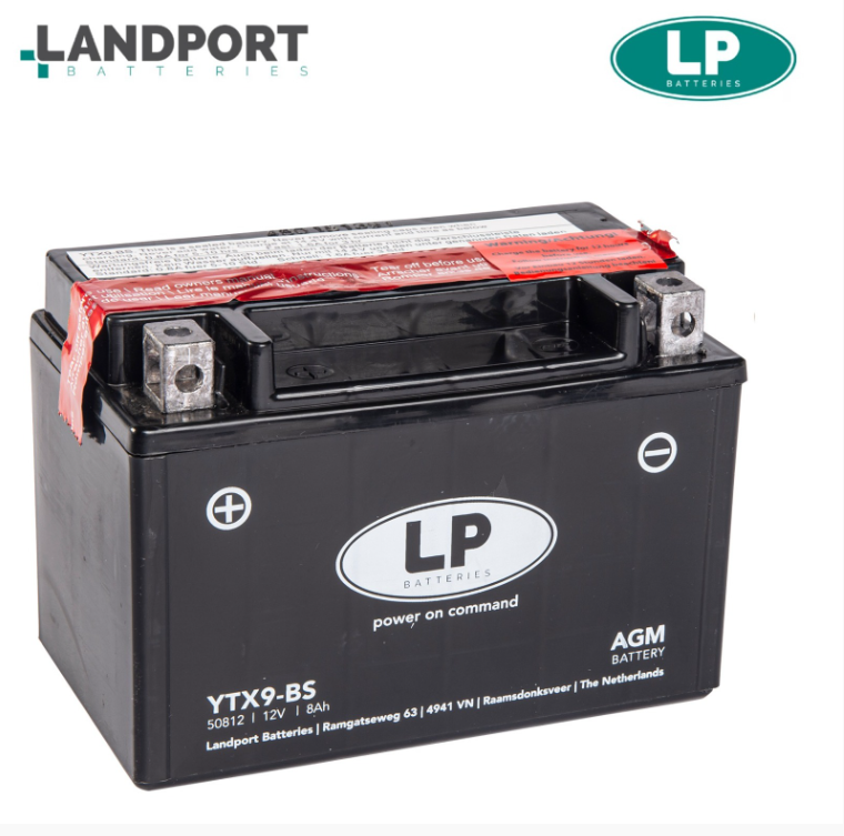 KAWASAKİ Ninja 250 R 2008-2012 LANDPORT AGM AKÜ YTX9-BS
