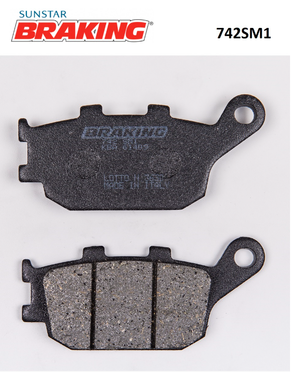 Suzuki V-Strom 250 2017-2020 BRAKING YARI METALİK ARKA FREN BALATASI 742SM1