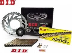 YAMAHA MT-09 2014-2022 DID ZİNCİR DİŞLİ SET GOLD 525VX3