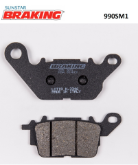 YAMAHA NMAX 125 2015 - 2023 BRAKING 990SM1 YARI METALİK ÖN FREN BALATASI