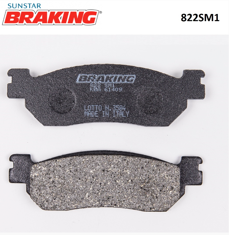 YAMAHA X-MAX 250 2005-2016 BRAKING YARI METALİK ARKA FREN BALATASI 722SM1