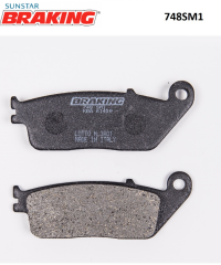 YAMAHA X-MAX 250 2005-2016 BRAKING YARI METALİK FREN BALATASI 748SM1