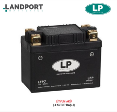 YAMAHA YBR 125 2005-2014 LANDPORT LİTYUM AKÜ LFP7