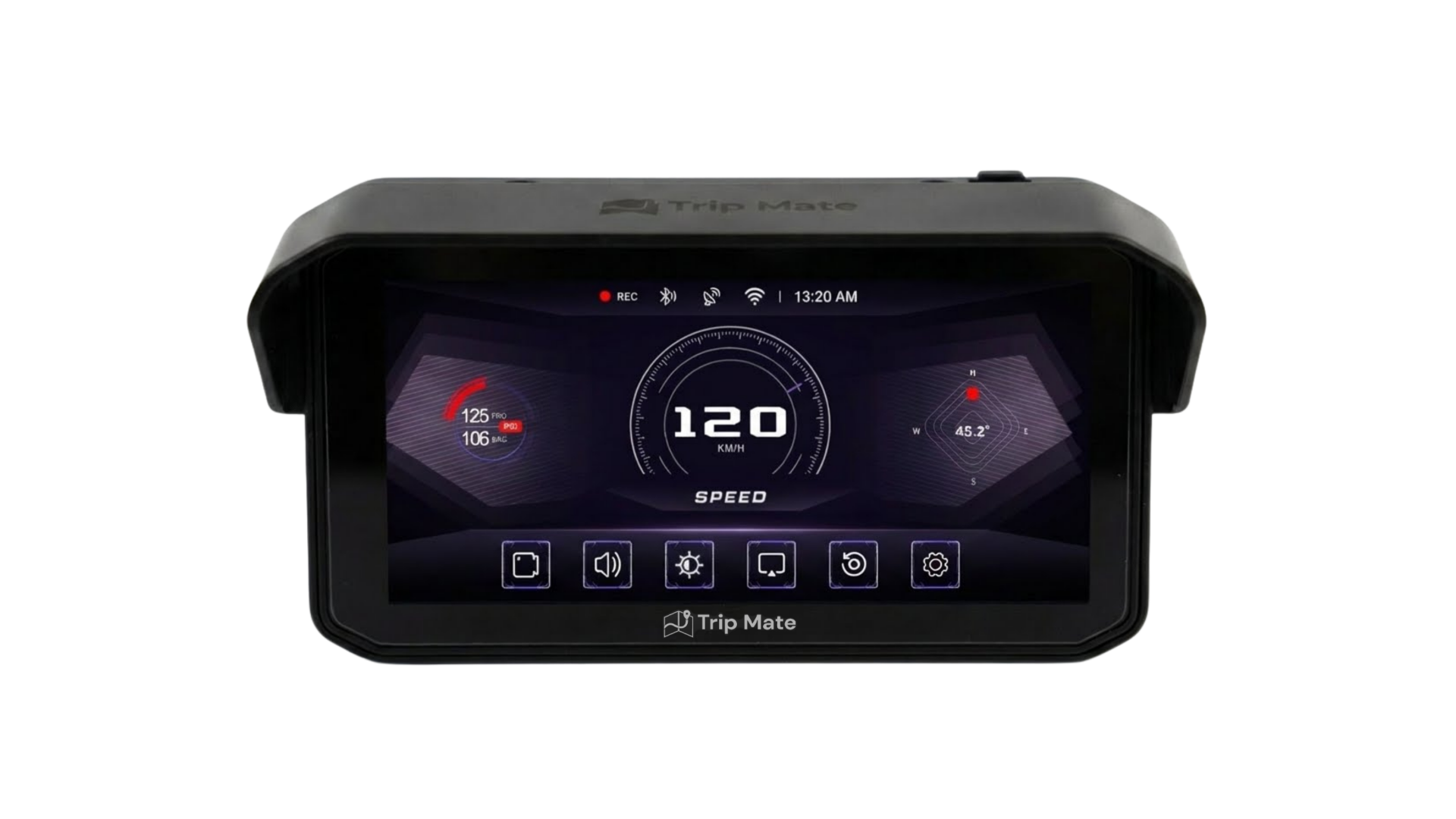 Trip Mate Ride Play Elite Kameralı Motosiklet CarPlay ve Android Auto