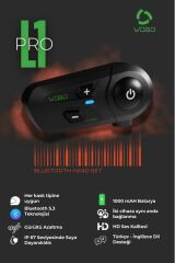 Wobo L1 Pro Motosiklet Kask Bluetooth Intercom